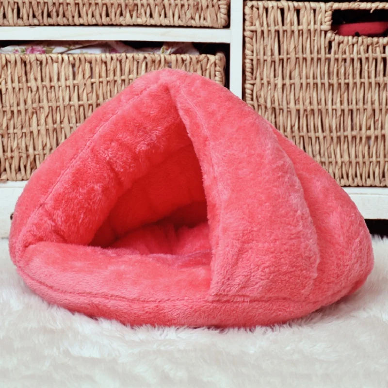 New Dog Cat Pet Beds Cotton Teddy Rabbit Bed House Snow Rena Dog Basket For Small Medium Dog Soft Warm Puppy Beds House