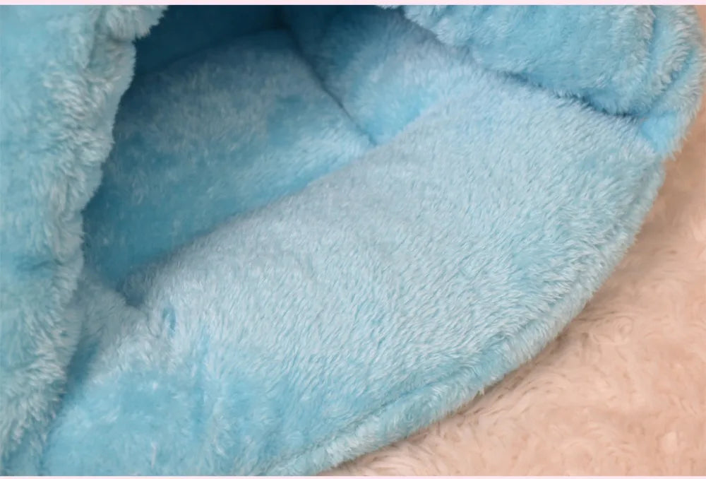 New Dog Cat Pet Beds Cotton Teddy Rabbit Bed House Snow Rena Dog Basket For Small Medium Dog Soft Warm Puppy Beds House