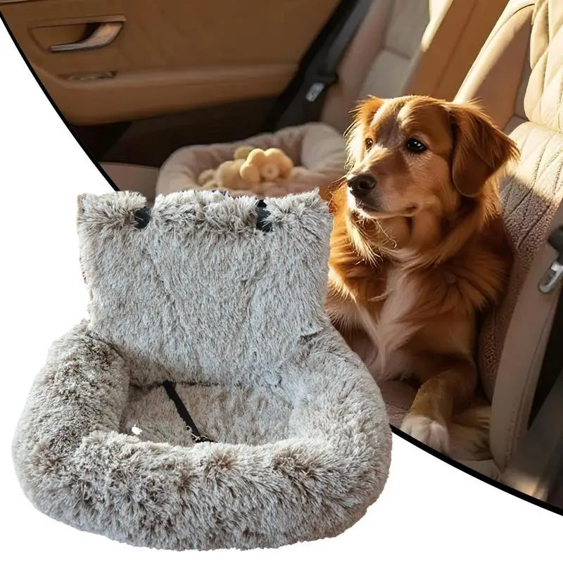 60x60cm Dog Car Seat Soft Puppy Car Seat Non-slip Detachable Design Auto Interior Accessories For Daily Commuting Vet Visits