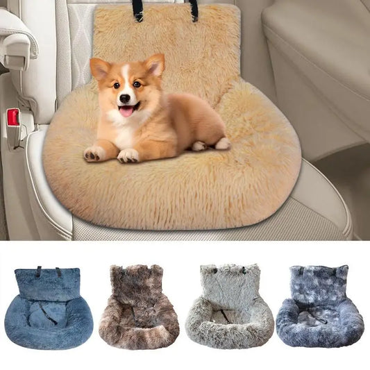 60x60cm Dog Car Seat Soft Puppy Car Seat Non-slip Detachable Design Auto Interior Accessories For Daily Commuting Vet Visits