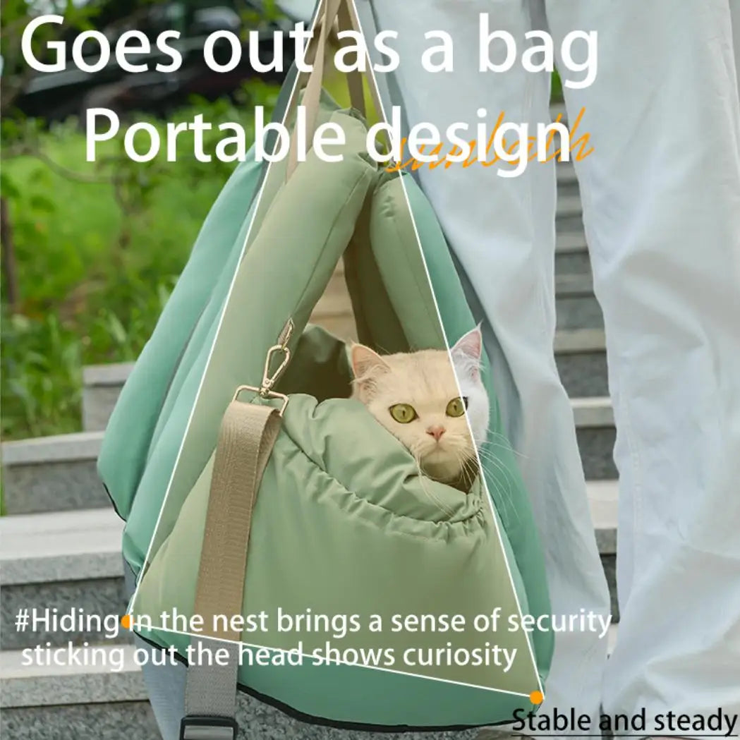 2 in 1 Pet Travel with Dog Car Seat Car Safety for Puppy Cat- Portable Dog Carrier Cat Travel Bags, Durable Cat Carriers & Bags