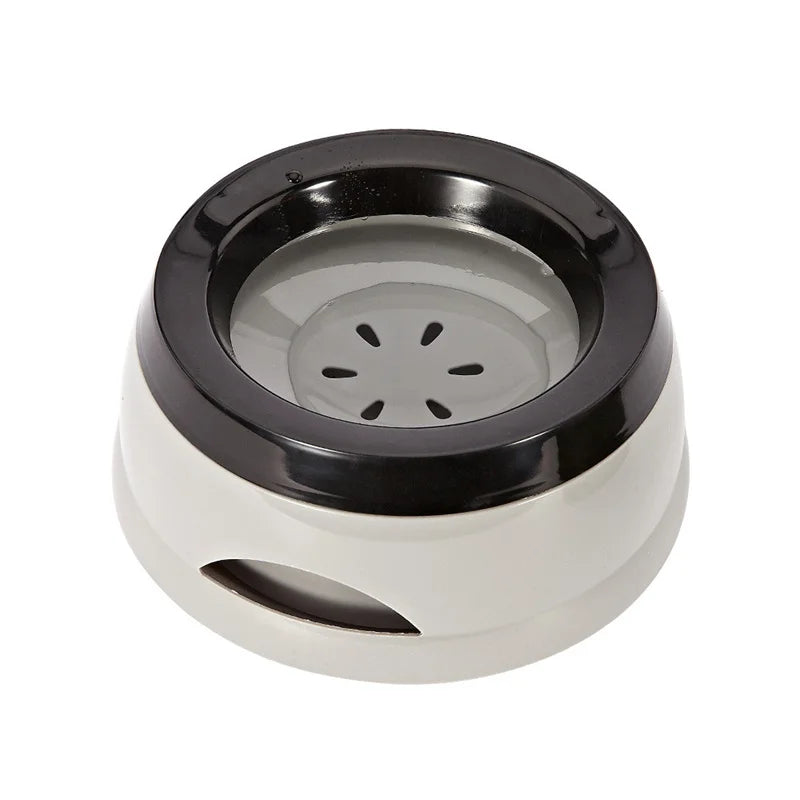 Pet Dog Bowls Floating Not Wetting Mouth Cat Bowl No Spill Drinking Water Feeder Plastic Portable Dog Bowl dog accessories