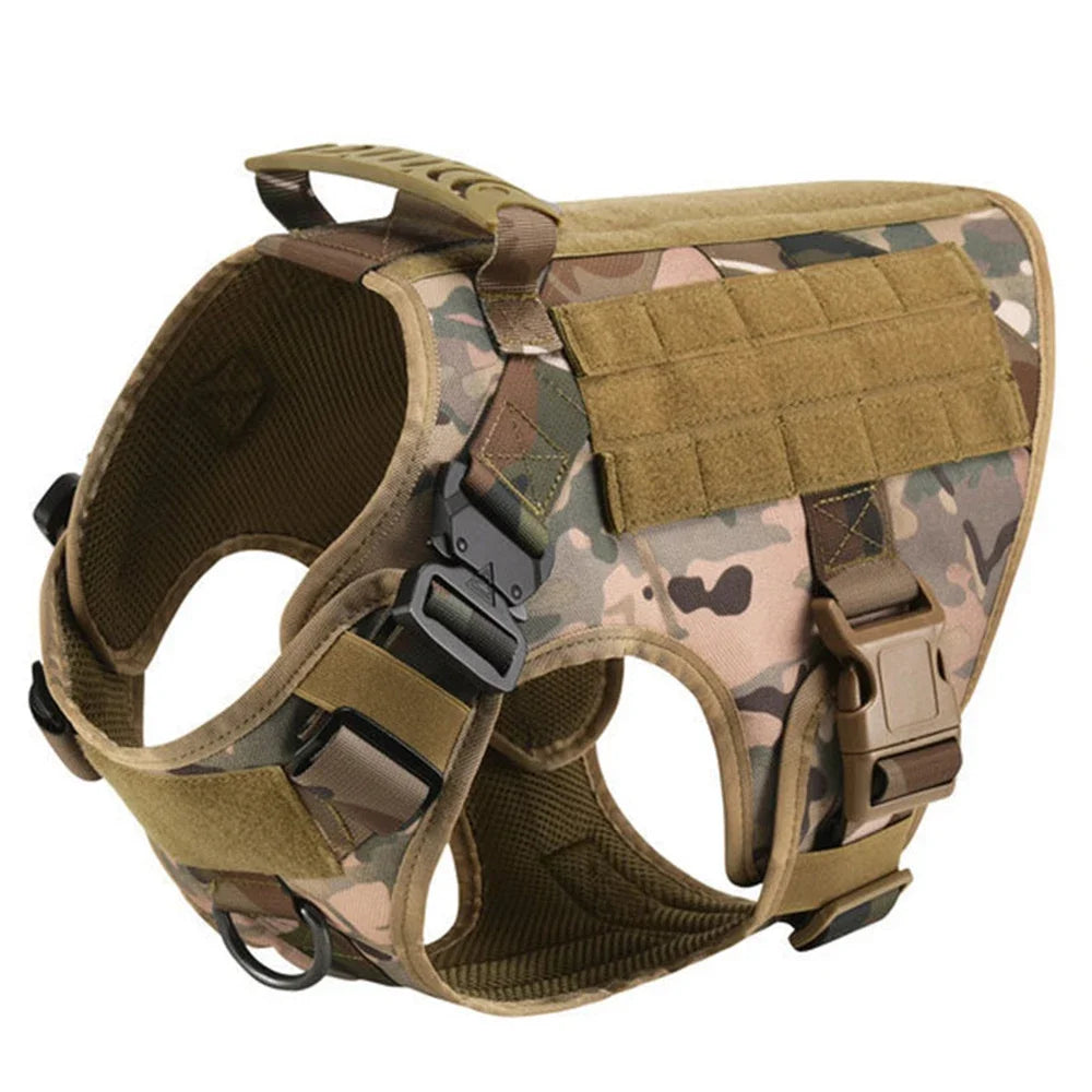 Military Large Dog Harness Pet German Shepherd Malinois Training Vest Tactical Medium Dog Harnesses Hunting For Dogs Accessories