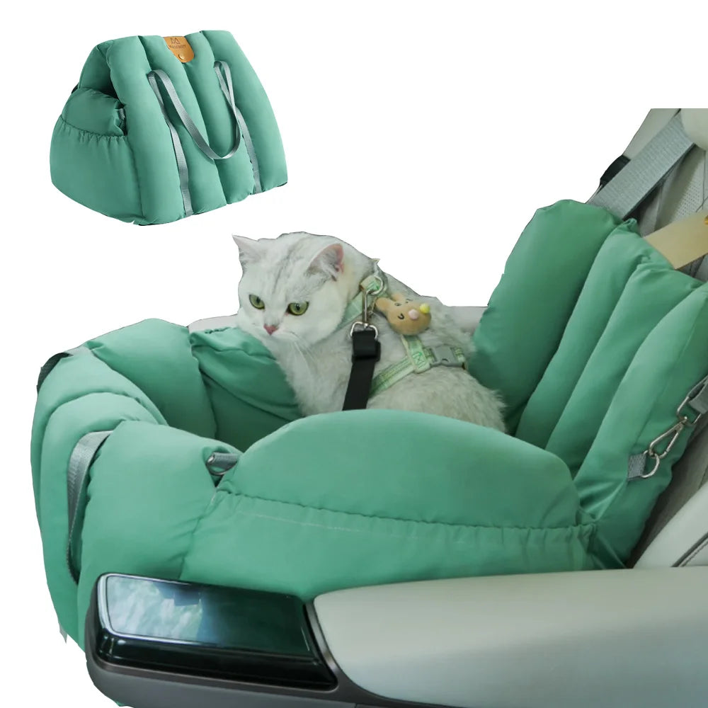 2 in 1 Pet Travel with Dog Car Seat Car Safety for Puppy Cat- Portable Dog Carrier Cat Travel Bags, Durable Cat Carriers & Bags