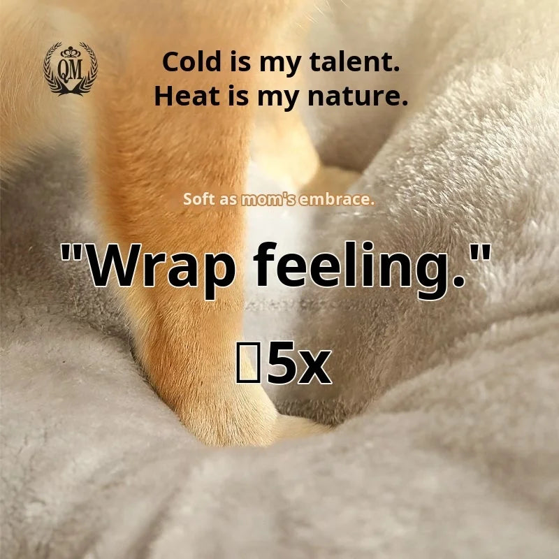 Big Bully Dog Kennel Tunnel Warm Dog House Detachable Pet Sleeping Bed Semiclosed Pet Supplies Soft Non-slip Dogs Kennel