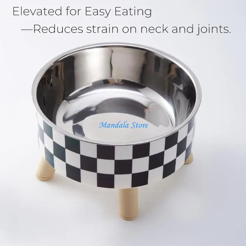 U2JC Elevated Pet Feeding Station For Small To Large Dogs Feeders Bowl Insert Dish