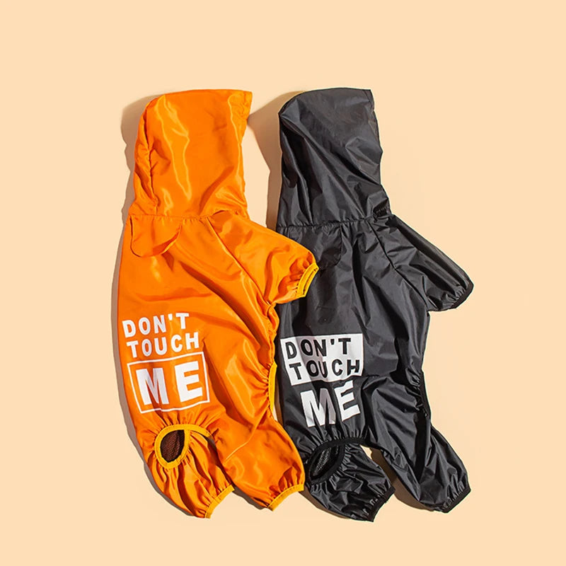Dog Clothes Four Legged Raincoats Four Seasons Outings Waterproof and Dustproof Clothes Big Dog Clothes Star Pets