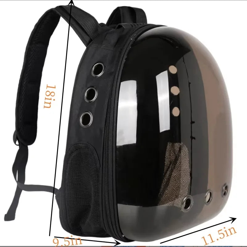 Carrying Pets Travel Essential，Portable Space Capsule Breathable Cat Bag, Pet Travel Supplies