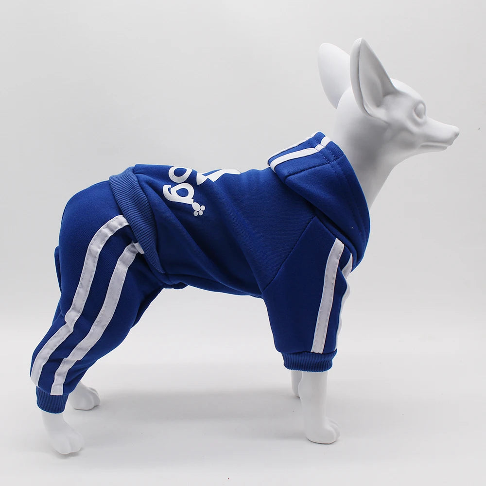 Brand Design Adidog Clothing Dog Jumpsuit Sports Suit Spring Dog Clothes for Small Dogs Chihuahua Terrier Beagle Pet Apparel