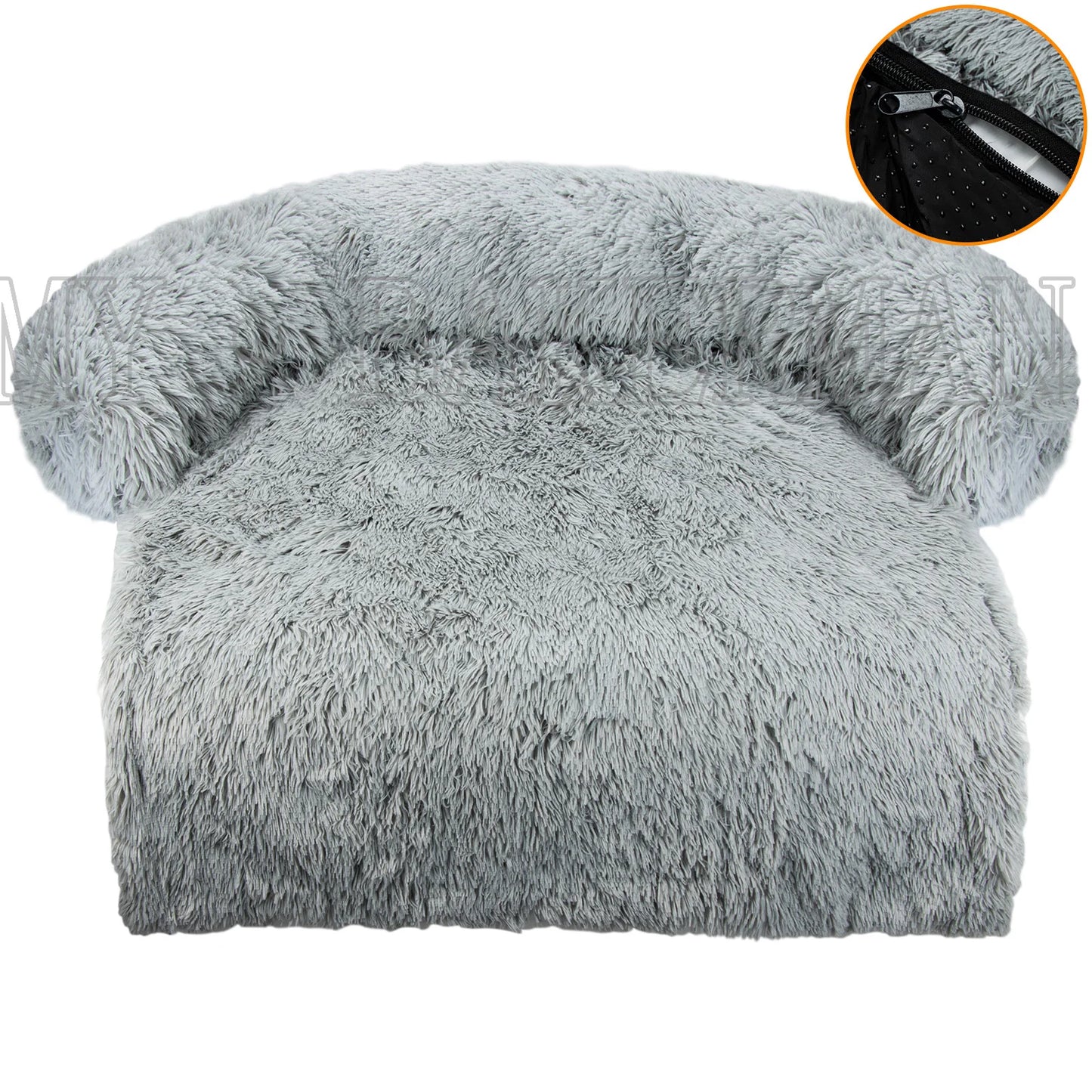 Plush Pet Dog Bed Sofa For Dog Pet  Bed Warm Nest Washable Soft Furniture Protector Mat Cat Blanket Large Dogs Sofa Bed