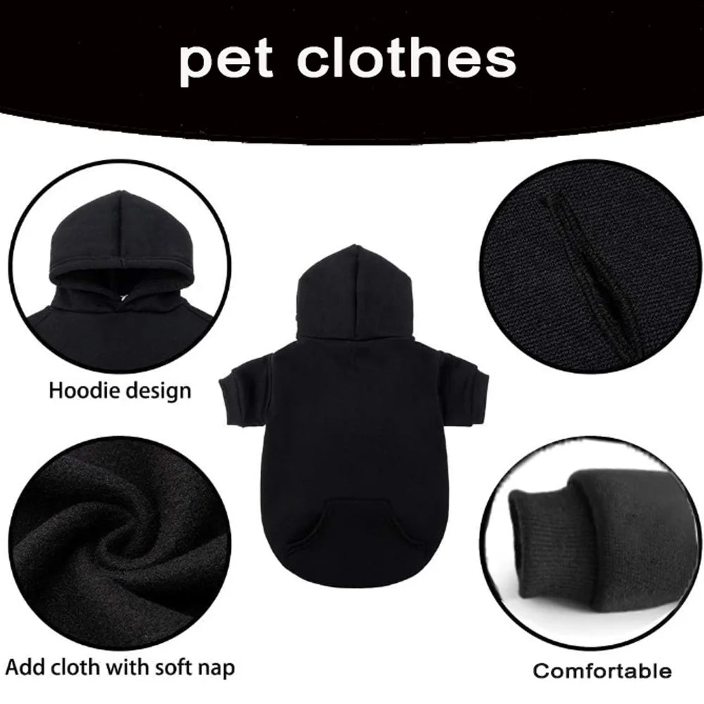 1 Pc Pet Hooded Sweatshirt  Cats & Dogs Fashion Unique Printed Pattern For Pomeranian  Maltese