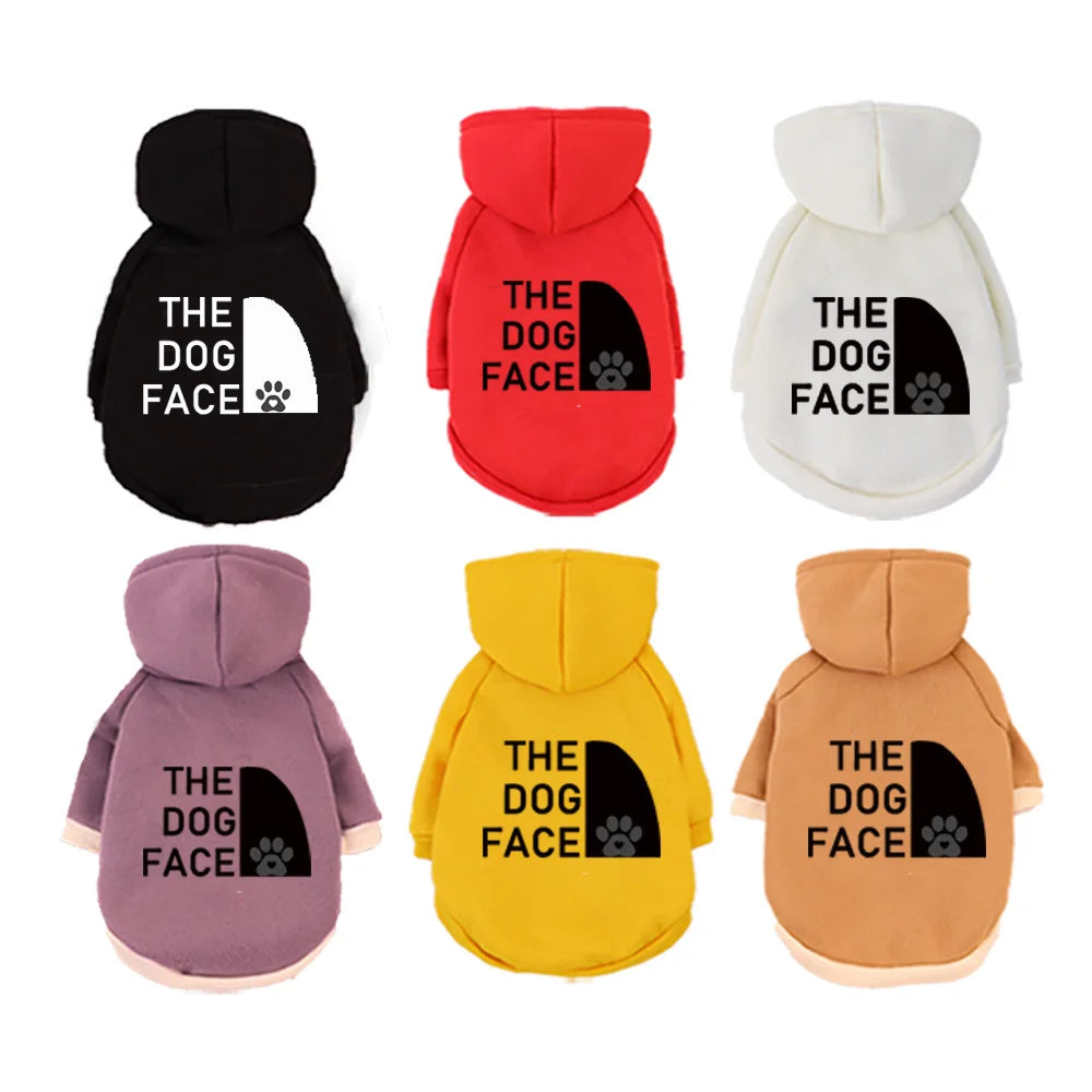 1 Pc Pet Hooded Sweatshirt  Cats & Dogs Fashion Unique Printed Pattern For Pomeranian  Maltese