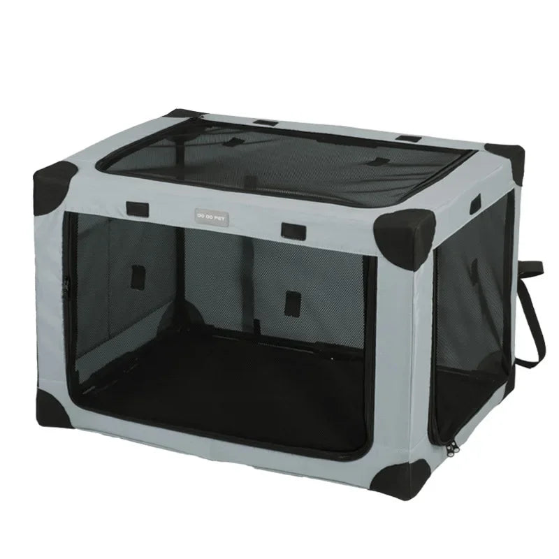 2025 New High-quality Pet Car Dog Cage for Travel Spare Box Cage Large Dog Car Foldable Cat Bed Pet Cage