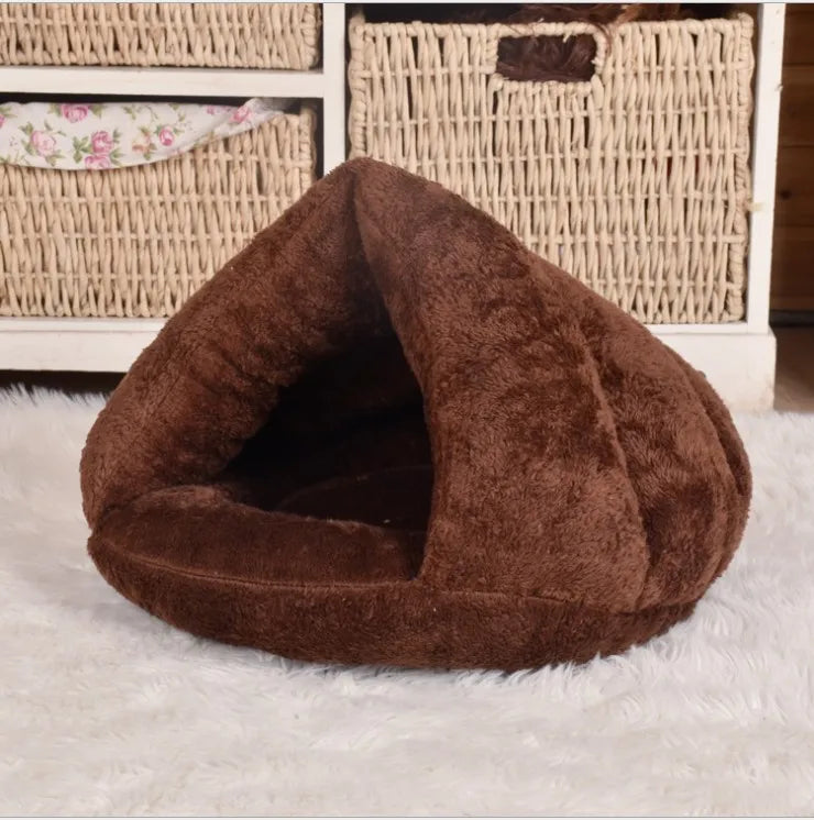 New Dog Cat Pet Beds Cotton Teddy Rabbit Bed House Snow Rena Dog Basket For Small Medium Dog Soft Warm Puppy Beds House