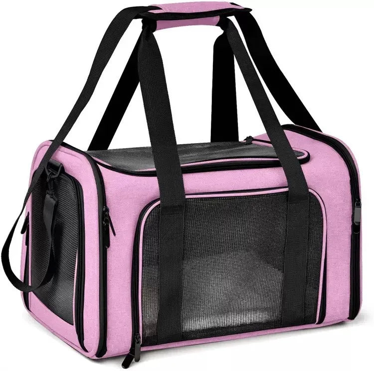 Pet Cat Charters Carry Bags Out Portable Large Capacity Pet Supplies Breathable Folding Large Space