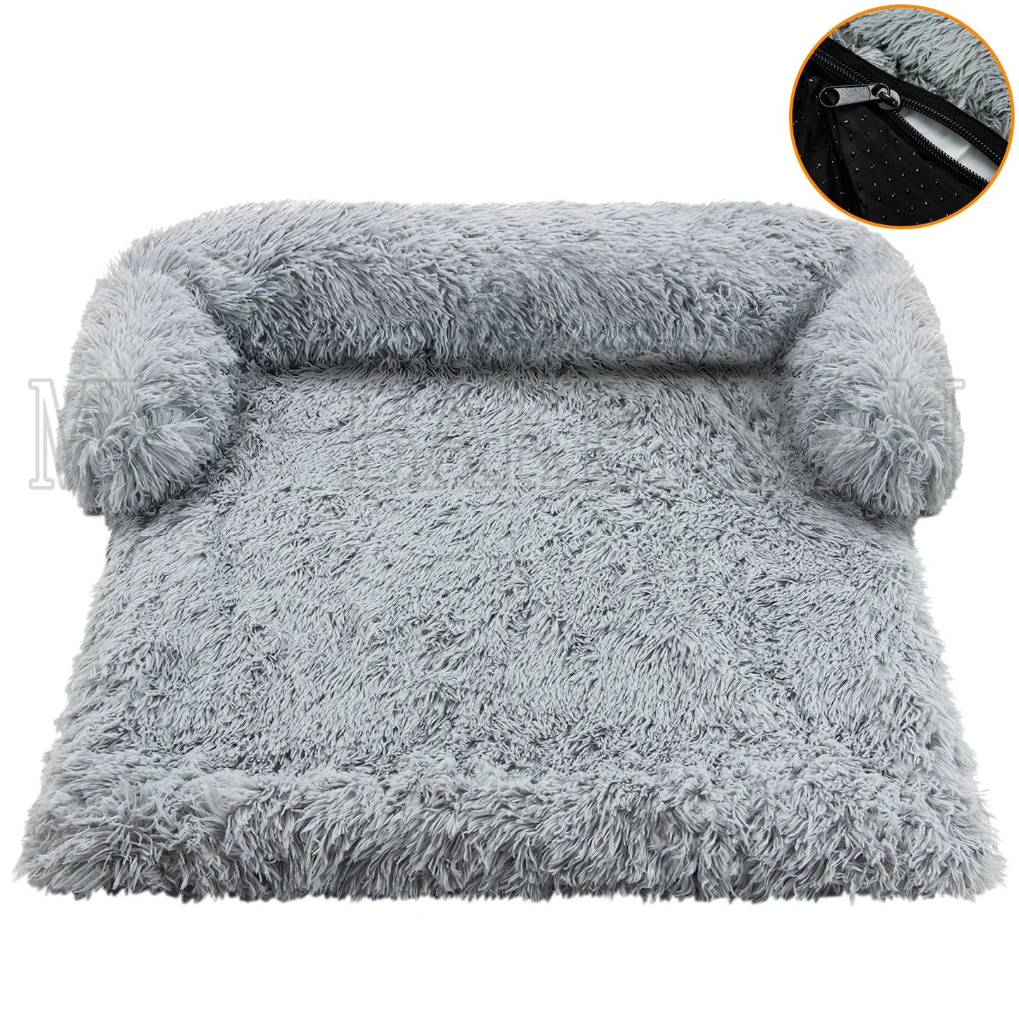 Plush Pet Dog Bed Sofa For Dog Pet  Bed Warm Nest Washable Soft Furniture Protector Mat Cat Blanket Large Dogs Sofa Bed