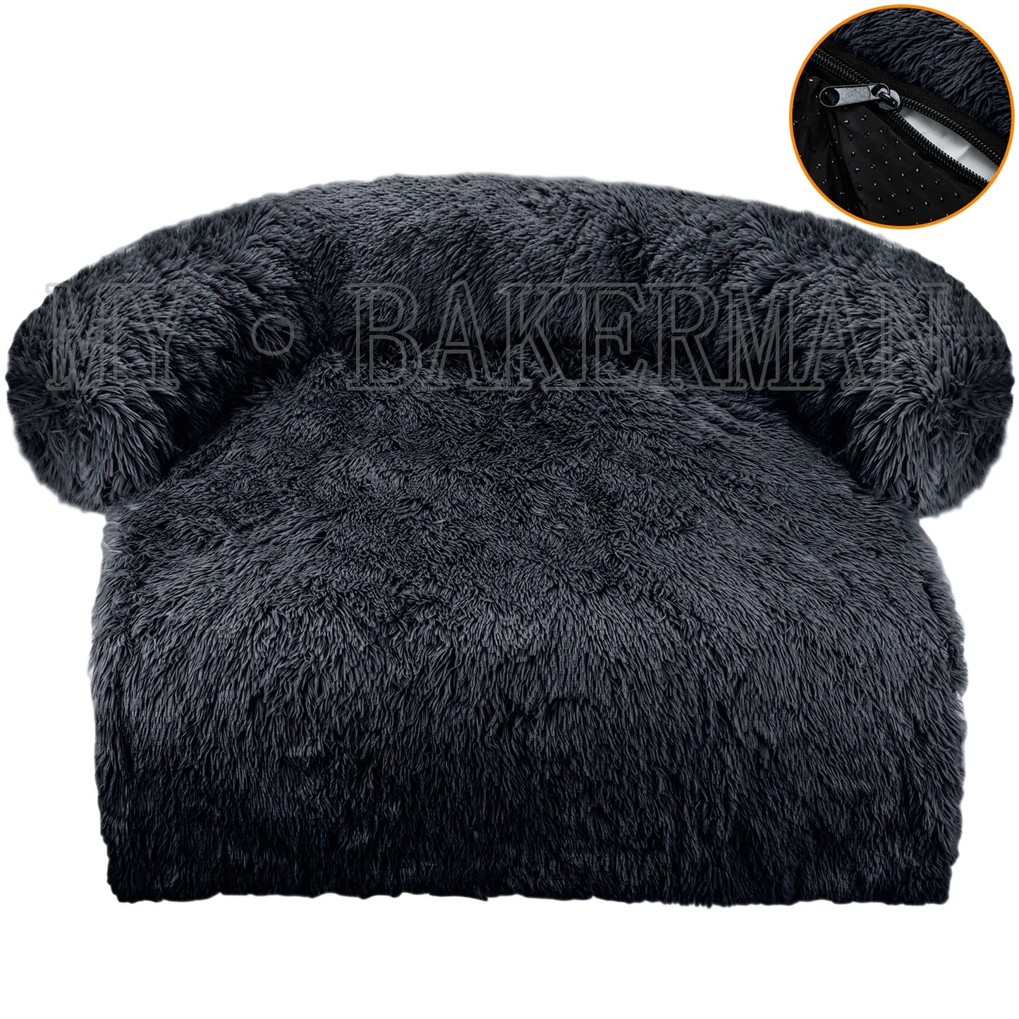 Plush Pet Dog Bed Sofa For Dog Pet  Bed Warm Nest Washable Soft Furniture Protector Mat Cat Blanket Large Dogs Sofa Bed