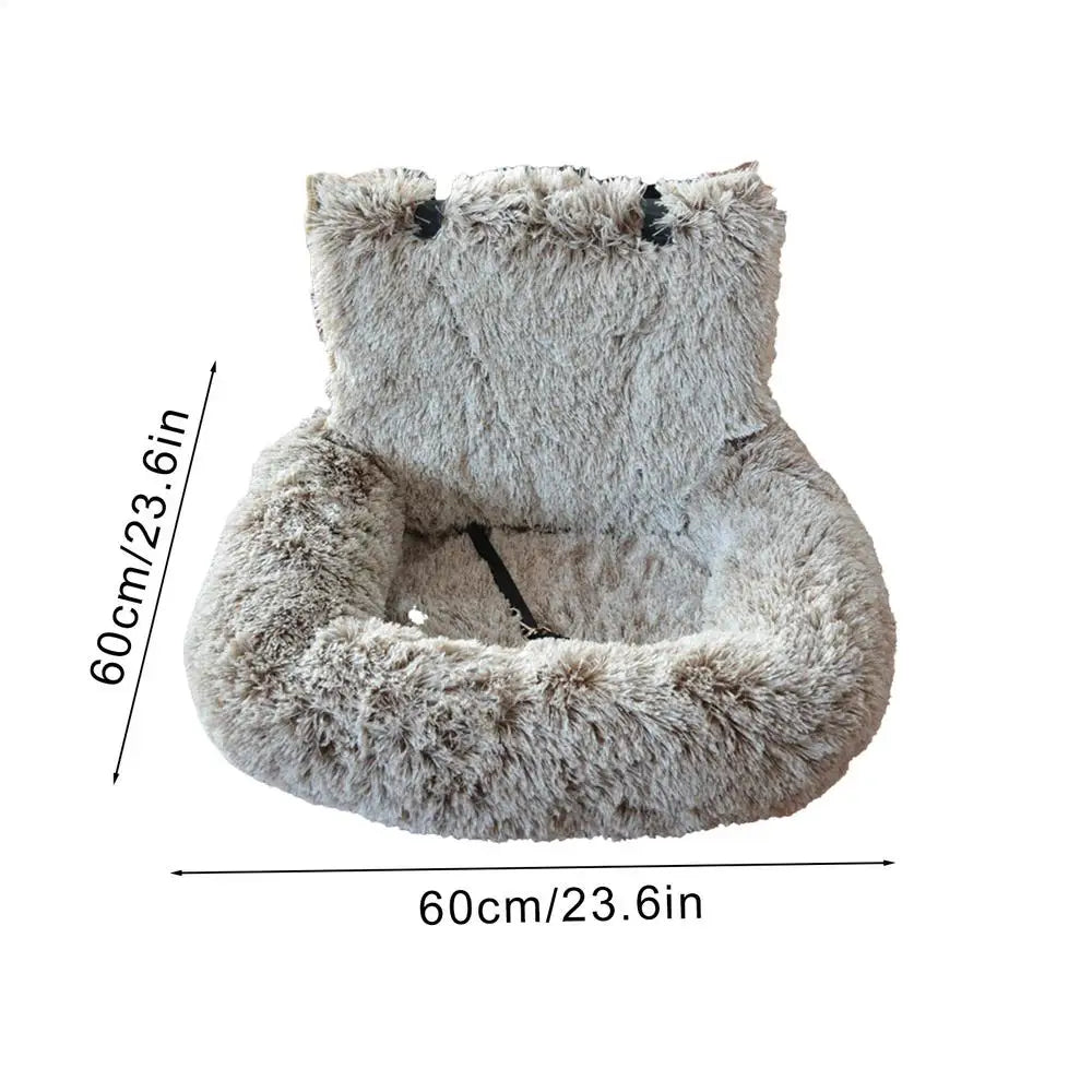 60x60cm Dog Car Seat Soft Puppy Car Seat Non-slip Detachable Design Auto Interior Accessories For Daily Commuting Vet Visits