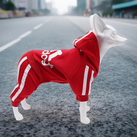 Brand Design Adidog Clothing Dog Jumpsuit Sports Suit Spring Dog Clothes for Small Dogs Chihuahua Terrier Beagle Pet Apparel