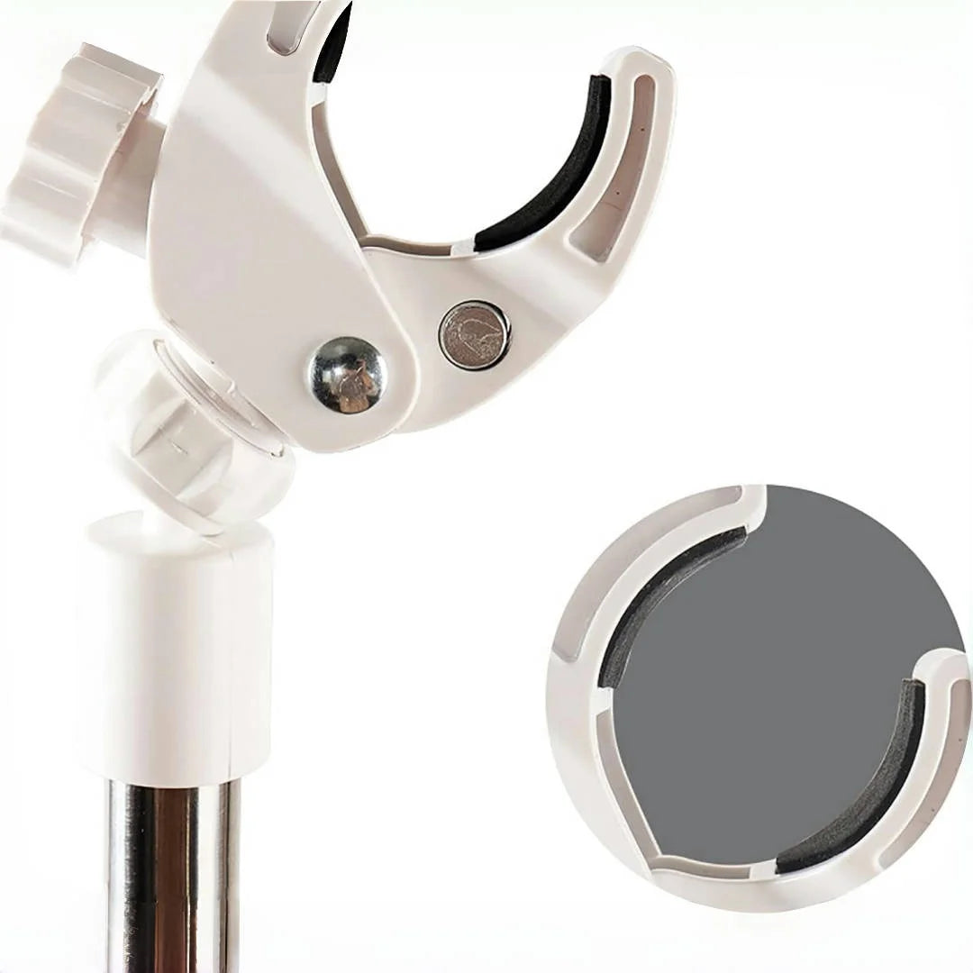 Dog Hair Dryer Stand Hands Free, 360 Degree Rotating Dryer Stand, Adjustable Height Hair Dryer Stand Holder for Pet Grooming