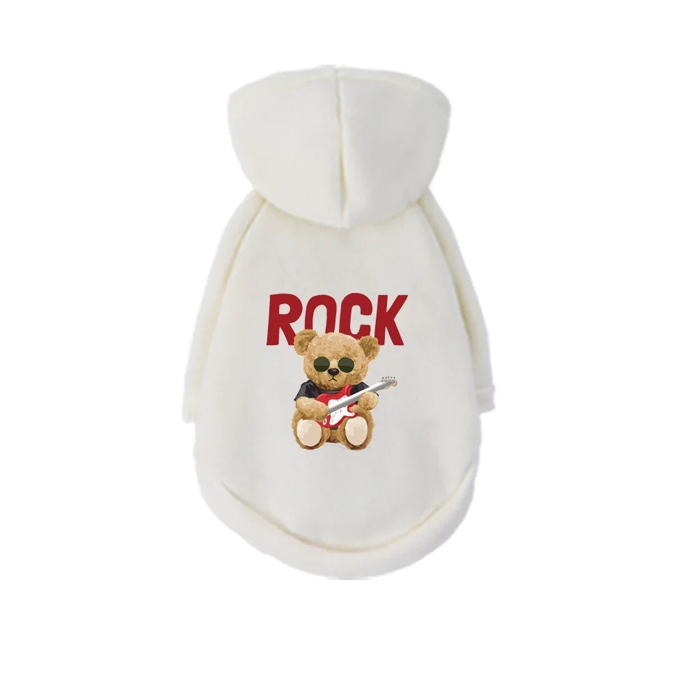 1 Pc Pet Hooded Sweatshirt  Cats & Dogs Fashion Unique Printed Pattern For Pomeranian  Maltese