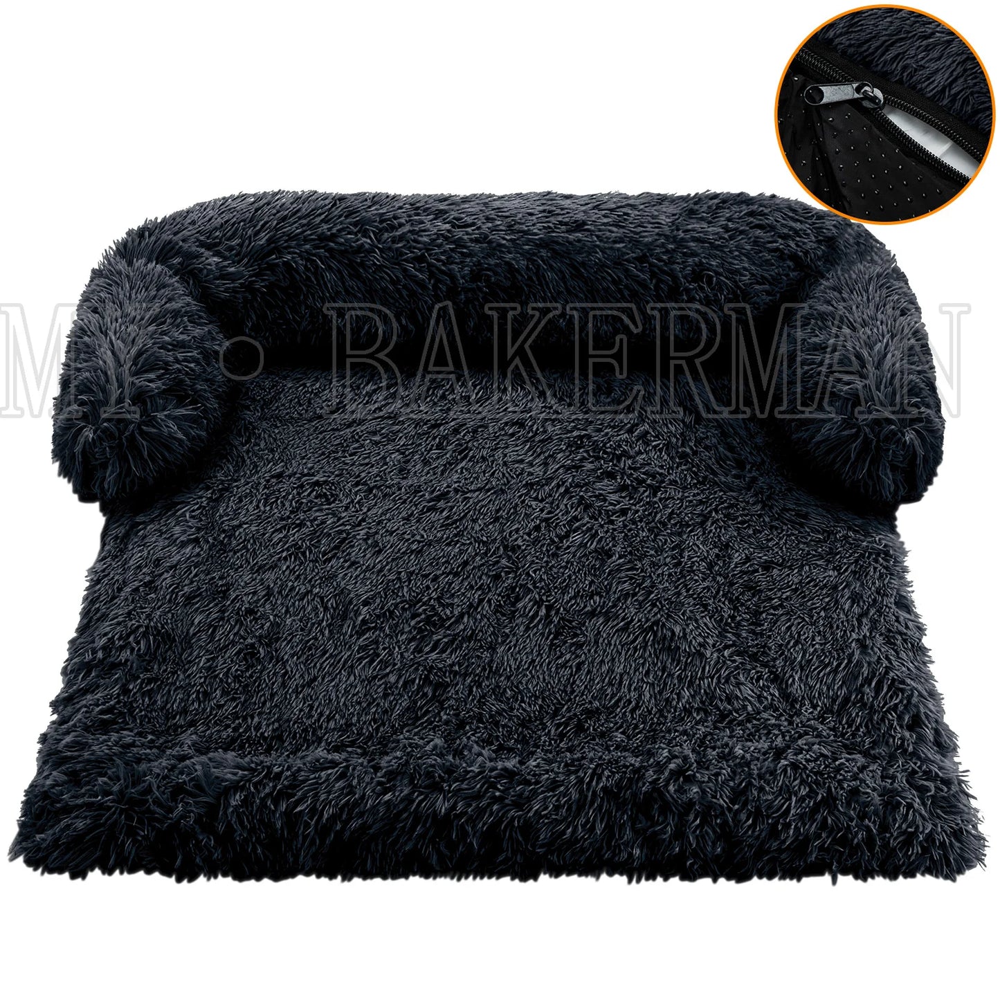 Plush Pet Dog Bed Sofa For Dog Pet  Bed Warm Nest Washable Soft Furniture Protector Mat Cat Blanket Large Dogs Sofa Bed